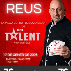 REUS, "EL CÍRCOL"  Sábado 17 DE ENERO : 17:30 Y 19:30