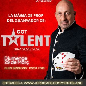 MONTBLANC, Domingo 29 de Marzo:  12:00 Y 17:00 PROPERAMENT