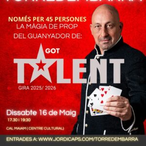 TORREDEMBARRA, SÁBADO 16 DE MAYO 17:30 Y 19:30